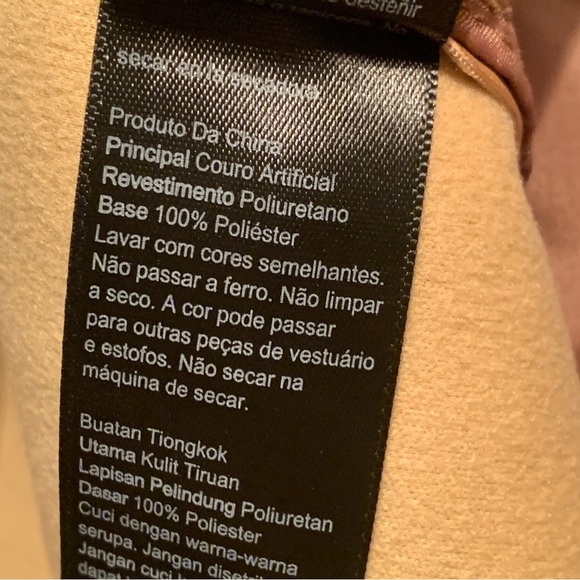 NWT TOPSHOP 80s Faux Leather High Waisted Trouser Pants - Picture 8 of 8